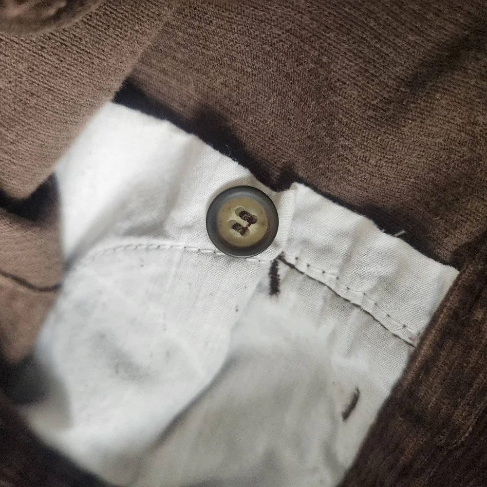 Vintage Y2K Brown Corduroy Skirt Size 10 - Picture 8 of 12